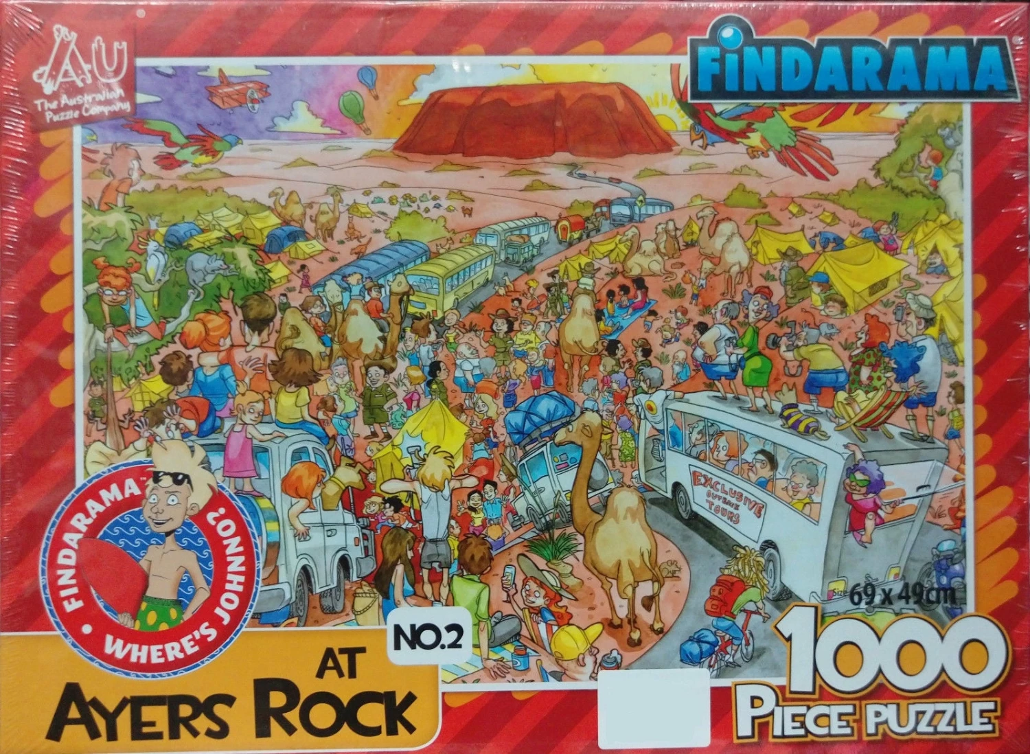Where's Johnno: Ayers Rock 1000 Pc 3 Where's Johnno: Ayers Rock 1000 Pc